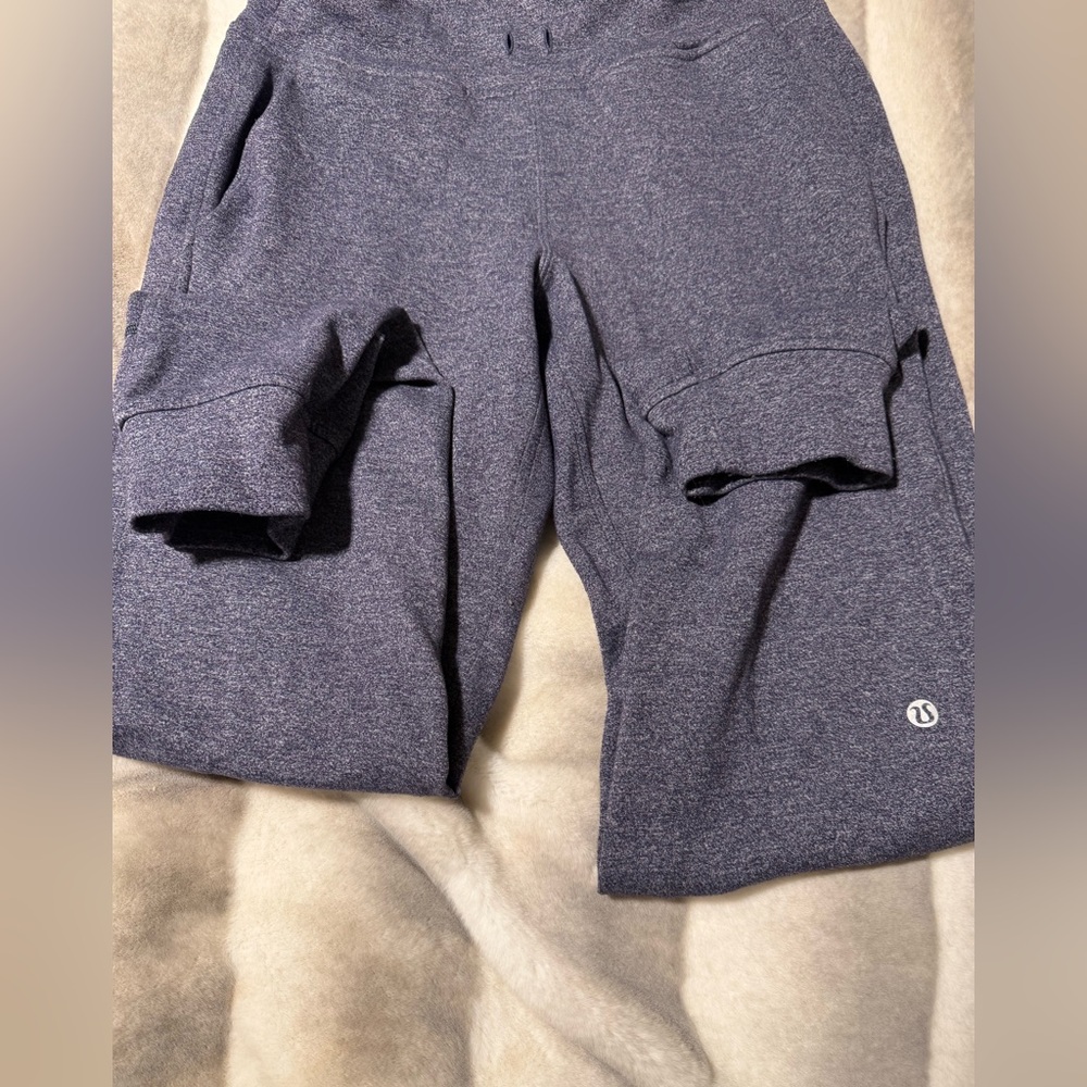 Lululemon size 8 Heather blue jogger sweats